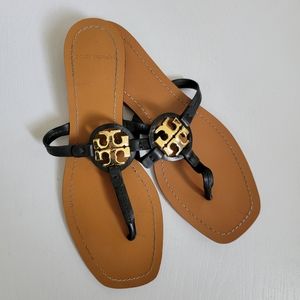 Tory Burch Mini Miller Leather Sandal